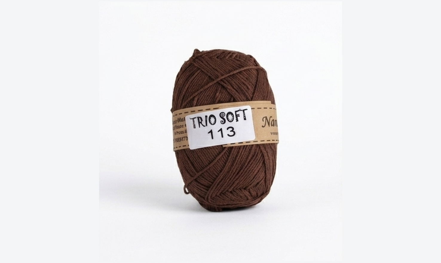 Blue knitting thread spool